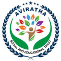 In this image there is aviratha social and educational trust logo. best pu college in mysore, pu colleges for science, residential pu colleges in mysore, best pu college with integrated courses, top commerce colleges in mysore.